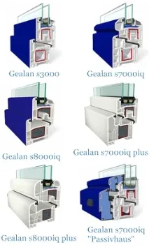 Порівняння пластикових вікон Gealan та KBE 7000