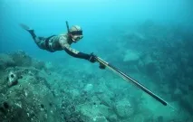 По водне морське полювання на чорному узбережжі Криму та Краснодарського краю морське
