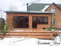 Прибудови до дерев’яного будинку проекти, фото, ціна яного