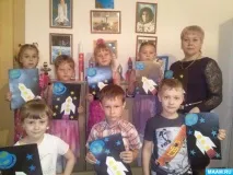 Майстер клас. Ракета в техніці орігамі політ в космос клас