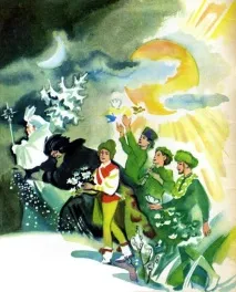 Читати Дванадцять місяців (з ілл, ) - Маршак Самуїл Якович - Сторінка 1 - читати онлайн читати