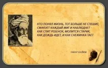 Цитати Омара Хайяма про мудрість життя хайяма