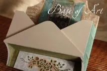 Декупаж - Сайт любителів декупажу, Ключниця - Вікно у квітах ключниця