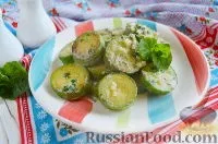 Рецепт Кабачки, тушковані з вершками на тушковані
