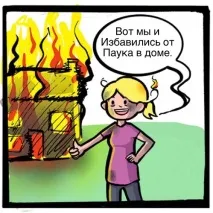 Як позбутися павука позбутися