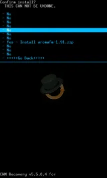 Як отримати доступ до файлів з рекавері за допомогою AROMA Filemanager отримати