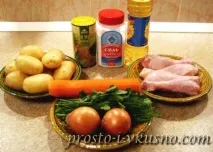 Як тушкувати картоплю в каструлі з куркою каструлі