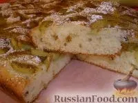 Рецепт Пиріг з ревенем (рабарбером) ревенем