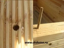 Рубка в теплий кут, рубання кутів стін будинку, кут будинку, в шип паз будинку з бруса, стик брусів по стін