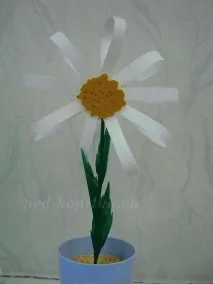 Ромашки з паперу своїми руками ромашки