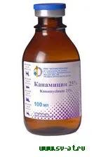 Канаміцин 25% (розчин для ін’єкцій) розчин