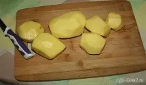 Картопля тушкована з грибами та сметаною. грибами