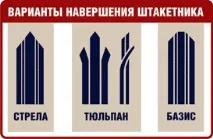 Металевий штакетник «Український палісад» український