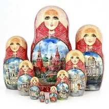 Матрьошка - Весілля - 30 місць, арт лялька