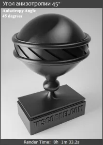 Налаштування дисперсії, BRDF, анізотропії VRay матеріалів налаштування