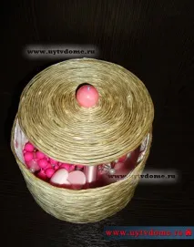 Чарівна скринька зі шпагату, своїми руками своїми