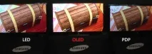 OLED, плазма та РК LED, порівняння oled