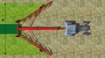 Причіпні V-подібні граблі EASY RAKE 10-12-14 причіпні