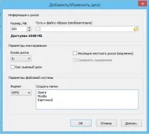 Програма SoftPerfect – інструмент для створення віртуальних дисків в оперативній пам’яті, Білі віртуальних
