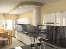 Чи варто робити підвісну стелю на кухні варто