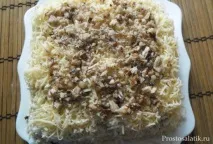 Салат з ананасом і куркою та сиром шарами з фото шарами - Про салати і не тільки сиром