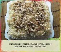 Салат з ананасом і куркою та сиром шарами з фото шарами - Про салати і не тільки сиром