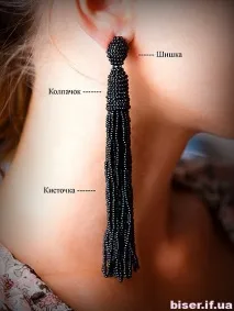 сережки-пензлики
