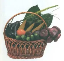 Сплетений з лози ажурний кошик для продуктів ажурний