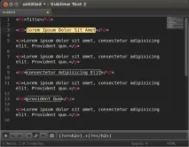 Sublime Text 2 Sublime