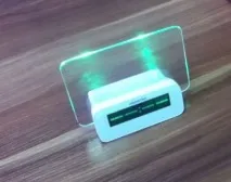 Світиться LED будильник з дошкою для записів дошкою