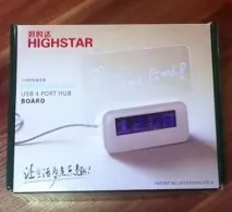 Світиться LED будильник з дошкою для записів будильник