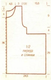 Схема в’язання сукні для дитини 6 місяців сукні