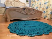 В’язані килими гачком зі шнура гачком