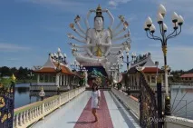 Храм Плай Лем (Wat Plai Leam) на Самуї плай