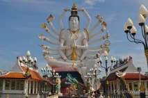 Храм Плай Лем (Wat Plai Leam) на Самуї plai