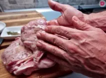 Холостяцька вечеря м’ясо в яблуках, рецепт приготування вечеря