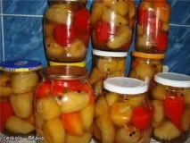 Заготовки перцю фаршированого на зиму. фаршированого