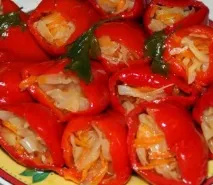 Заготовки перцю фаршированого на зиму. фаршированого