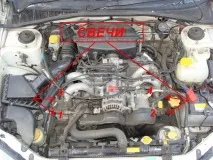 Заміна свічок на Subaru, двигун EJ-15 subaru