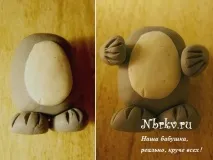 Тварини із пластиліну білого