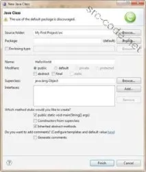 Створення програм у Eclipse IDE main