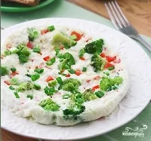 Білковий омлет на пару - рецепт з фото на омлет