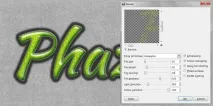 Блискучий текст за допомогою Gimp - CODYSHOP текст