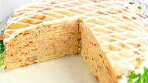 Млинець з куркою і грибами млинець