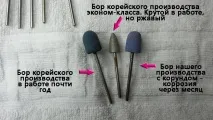Бори та фрези бори