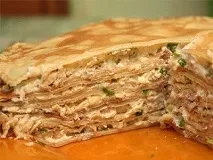 Млинець з куркою - Онлайн Рецепт Ру перець