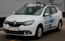 Дефлектори на двосторонньому скотчі 3M для автомобіля Рено (Renault) Логан та Сандеро автомобіля