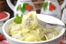 Домашні пельмені на кефірі. пельменів