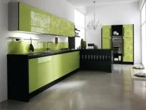 Дизайн кухні у фісташковому кольорі кухні
