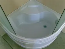 Душова кабіна в маленькій ванній виді, вибір розміру та форми, заміна чаші маленькій